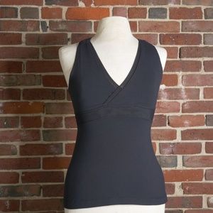 Lululemon | Black Deep V Tank